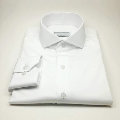 Camisa Sob Medida Branca mini diagonal - Foto 1